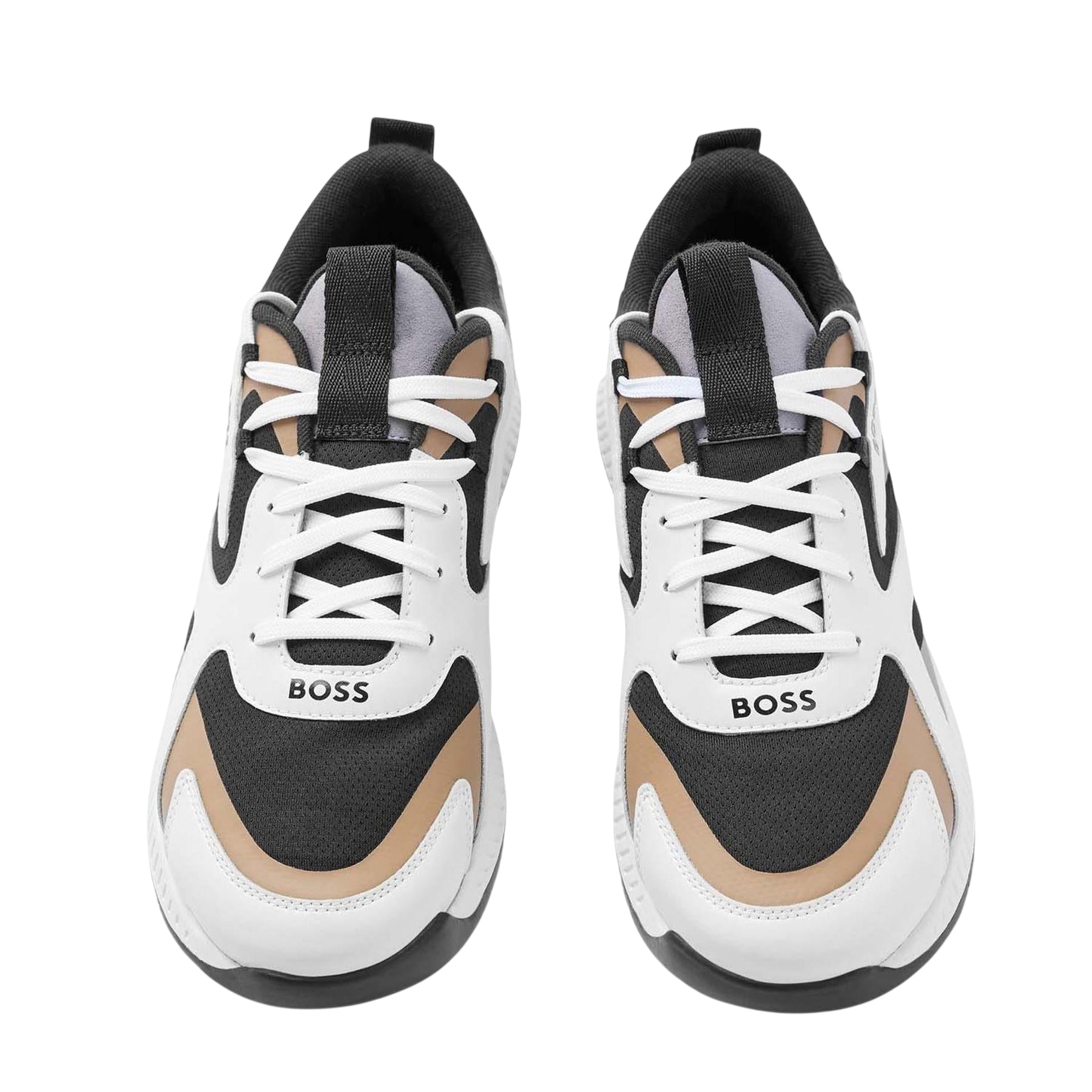 Beige - Lifestyle - Boss Mens Running Trainers