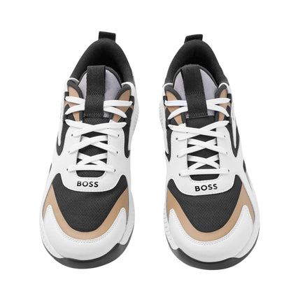 Beige - Lifestyle - Boss Mens Running Trainers