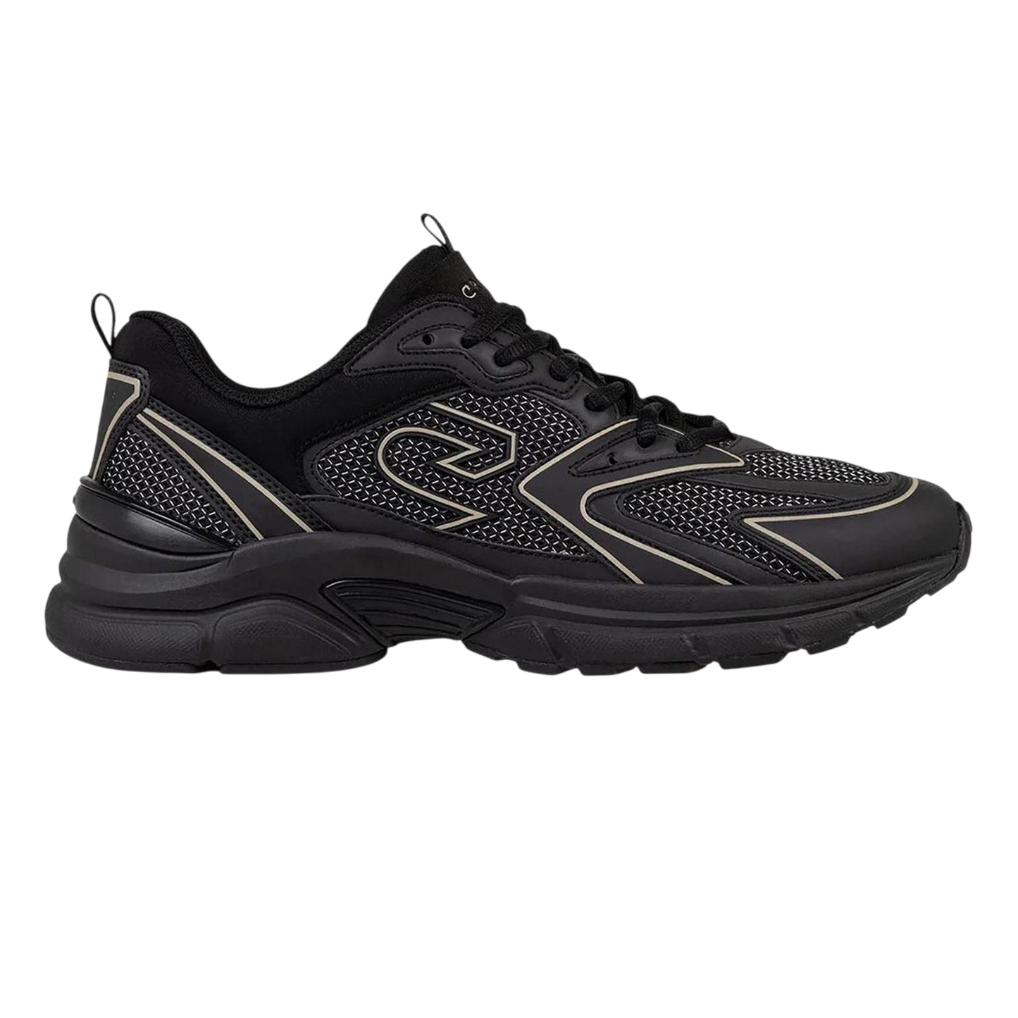 Black-Gold - Front - Cruyff Mens Scorpius Trainers