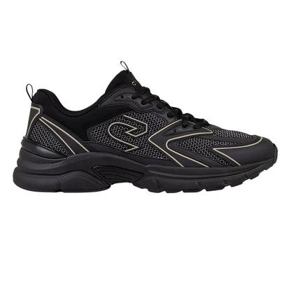Black-Gold - Front - Cruyff Mens Scorpius Trainers