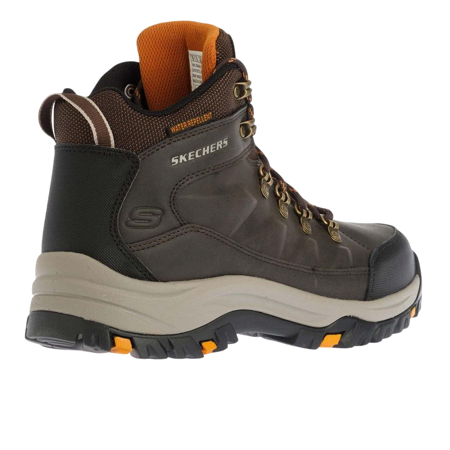 Chocolate - Back - Skechers Mens Relment Dagget Water Resistant Hiking Boots