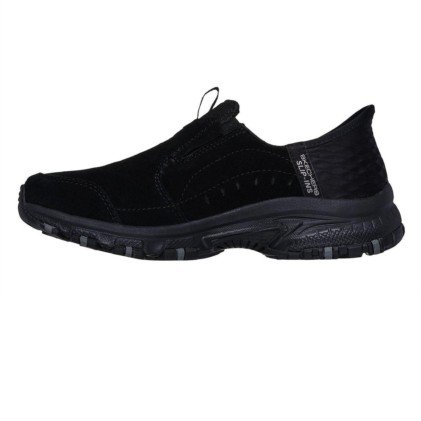 Black - Back - Skechers Womens-Ladies Sunapee Rugged Leather Boots