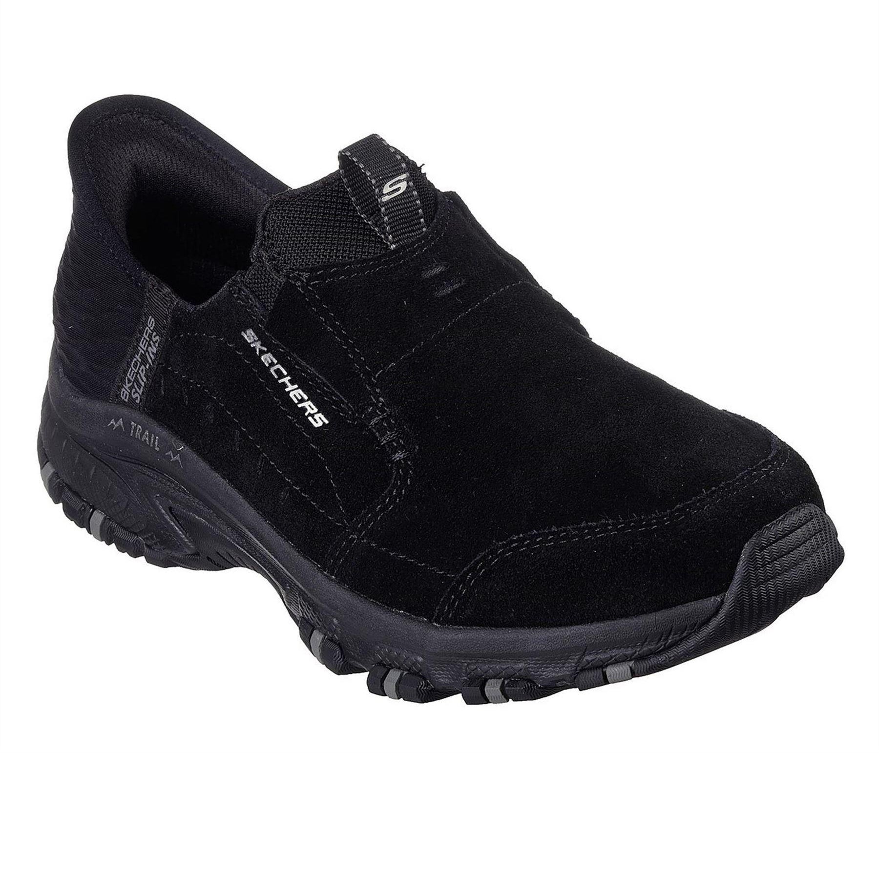 Black - Pack Shot - Skechers Womens-Ladies Sunapee Rugged Leather Boots
