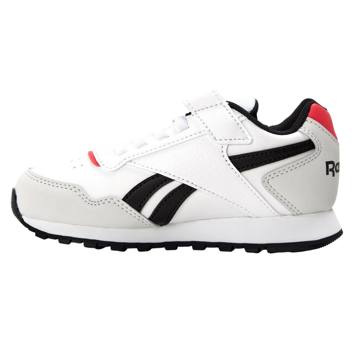 White - Back - Reebok Boys Glide Elastic Strap Trainers