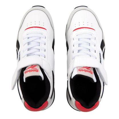 White - Side - Reebok Boys Glide Elastic Strap Trainers