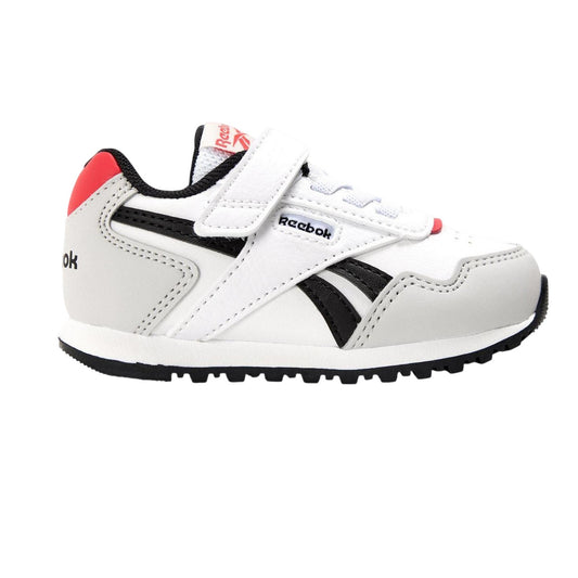 White - Front - Reebok Boys Glide Elastic Strap Trainers