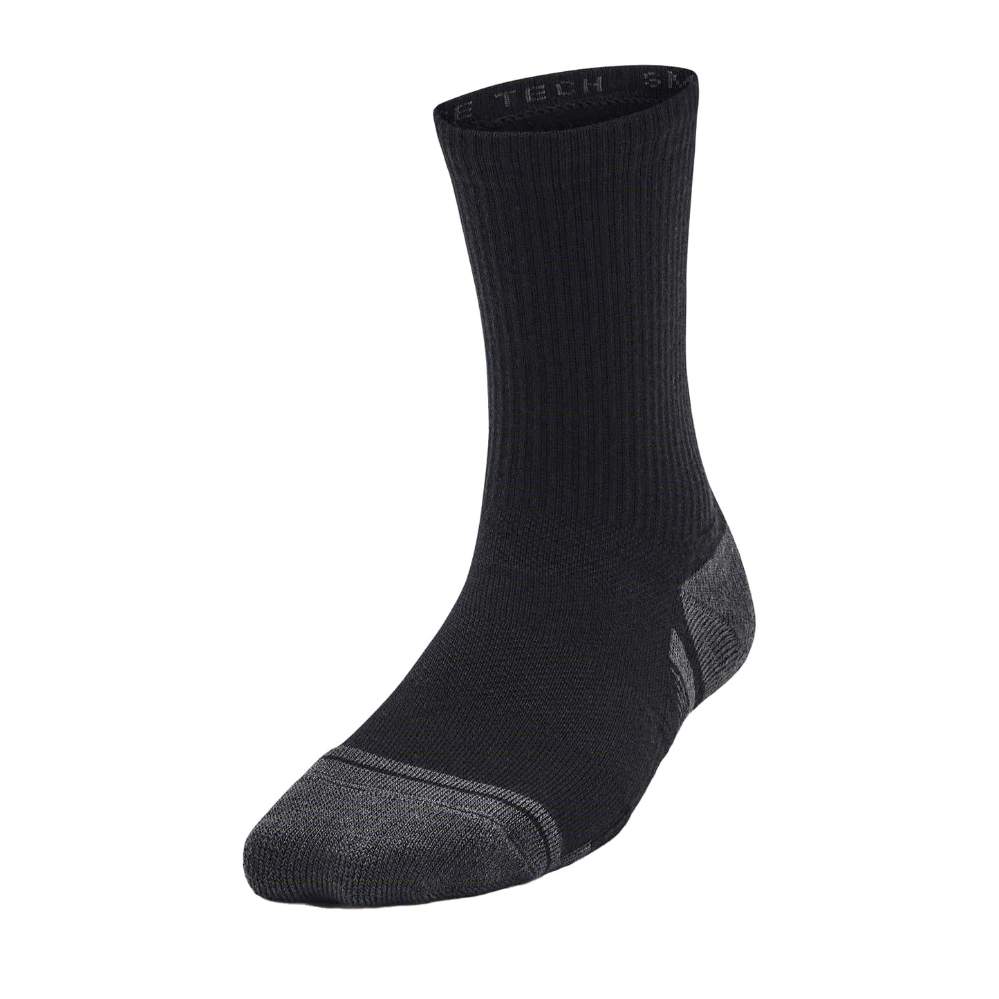 Black - Lifestyle - Under Armour Unisex Adult Logo Crew Socks (Pack of 3)