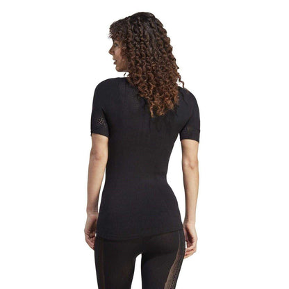 Black - Back - Adidas Womens-Ladies Terrex Merino Wool Sport T-Shirt