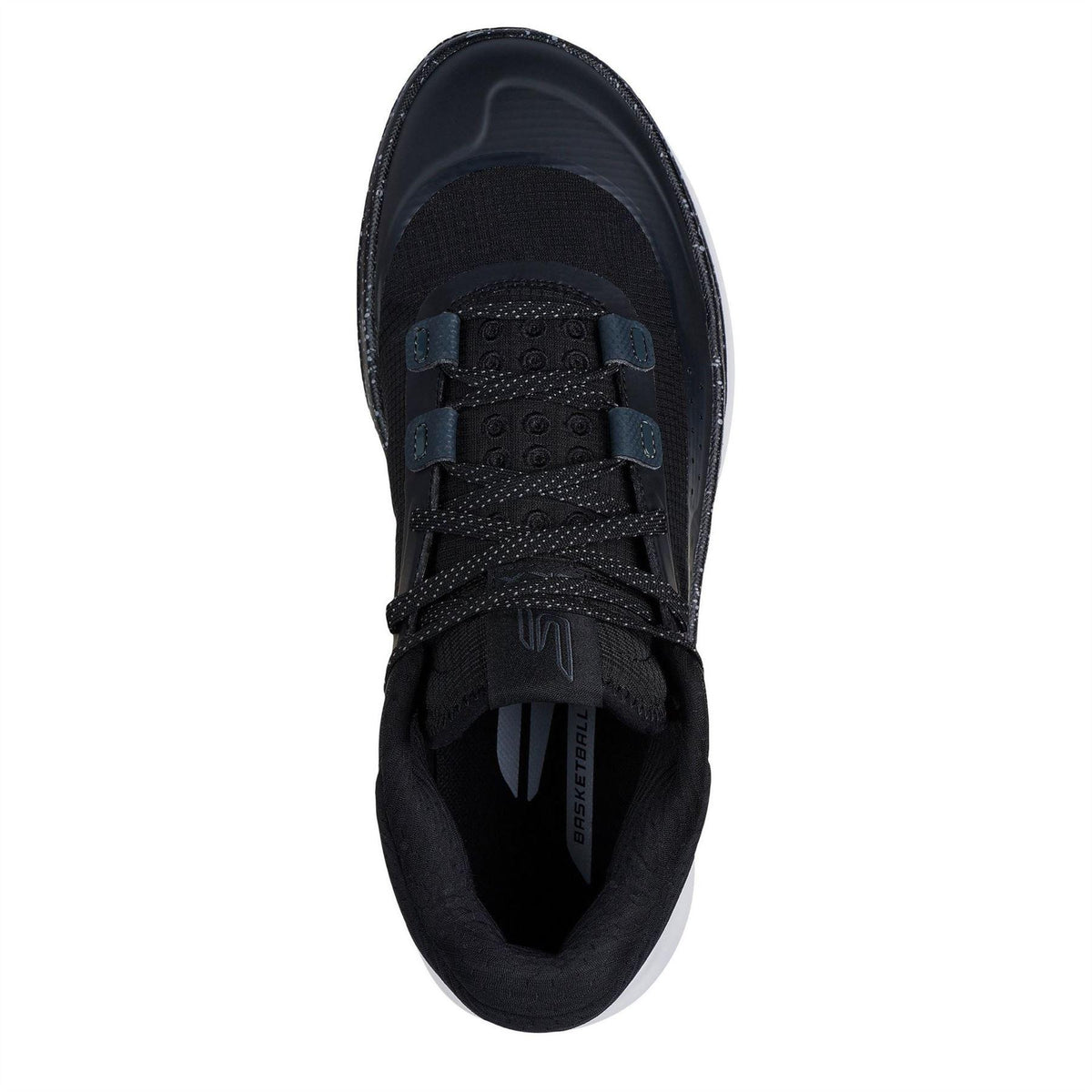 Black-White - Lifestyle - Skechers Mens Resagrip Logo Trainers