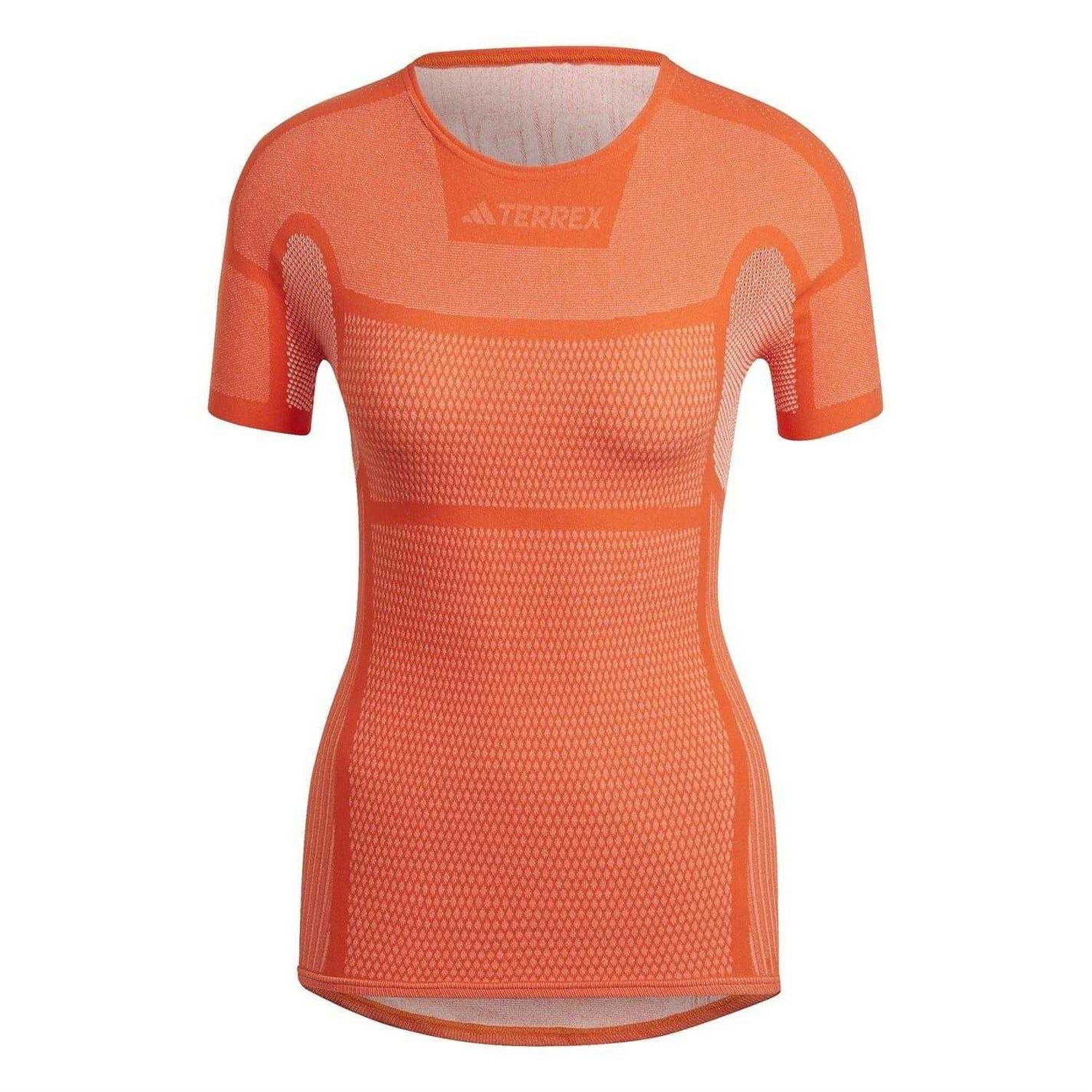 Orange Faded - Front - Adidas Womens-Ladies Terrex Dynamo Slim T-Shirt