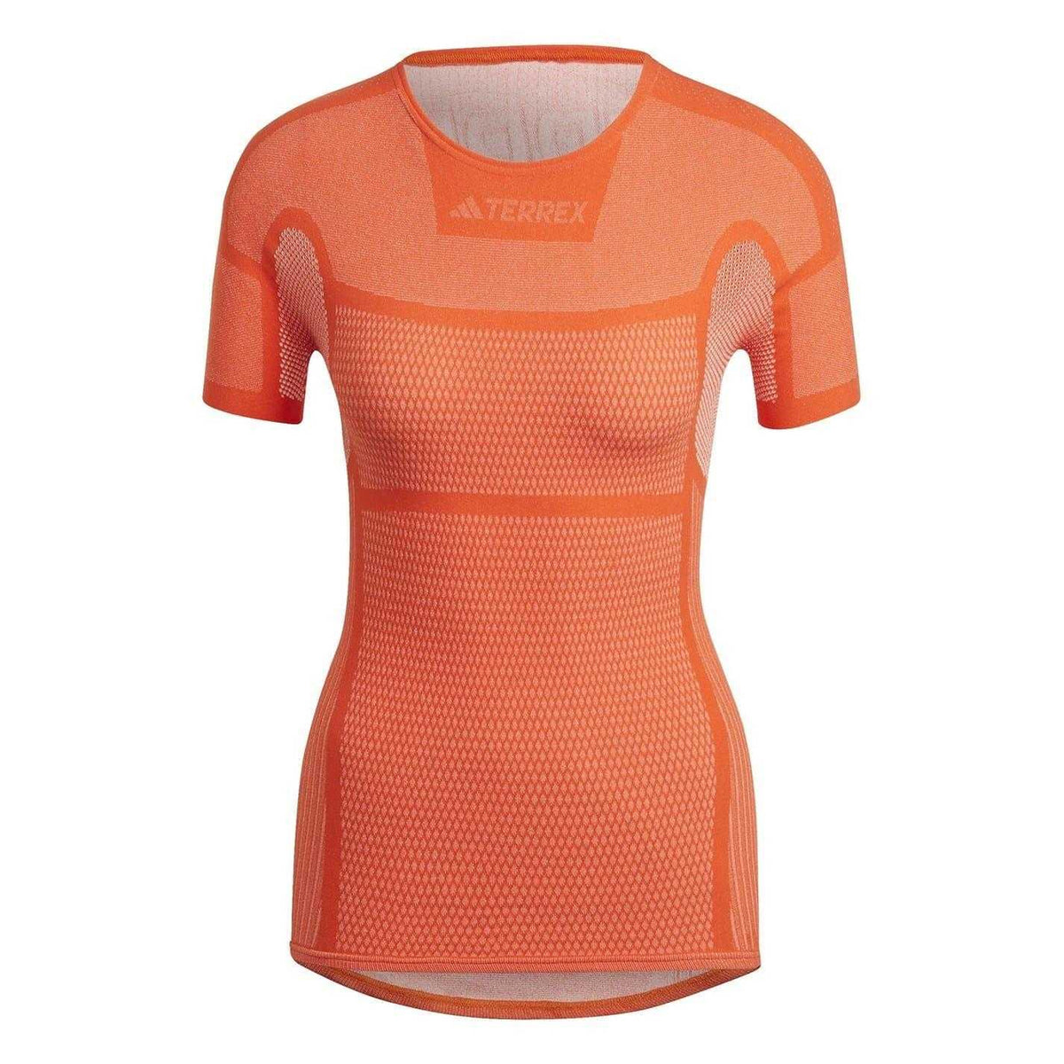 Orange Faded - Front - Adidas Womens-Ladies Terrex Dynamo Slim T-Shirt