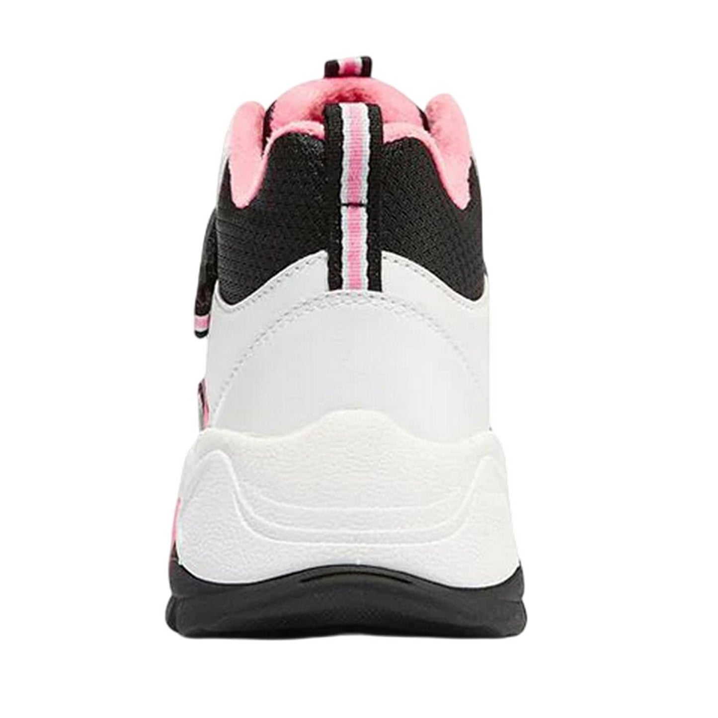 Pink - Back - Skechers Childrens-Kids Kozmiks1 High Top Trainers