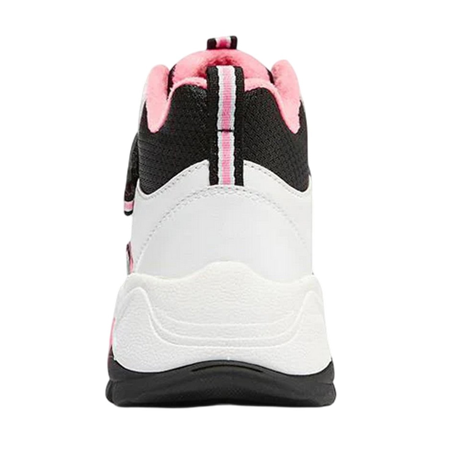 Pink - Back - Skechers Childrens-Kids Kozmiks1 High Top Trainers