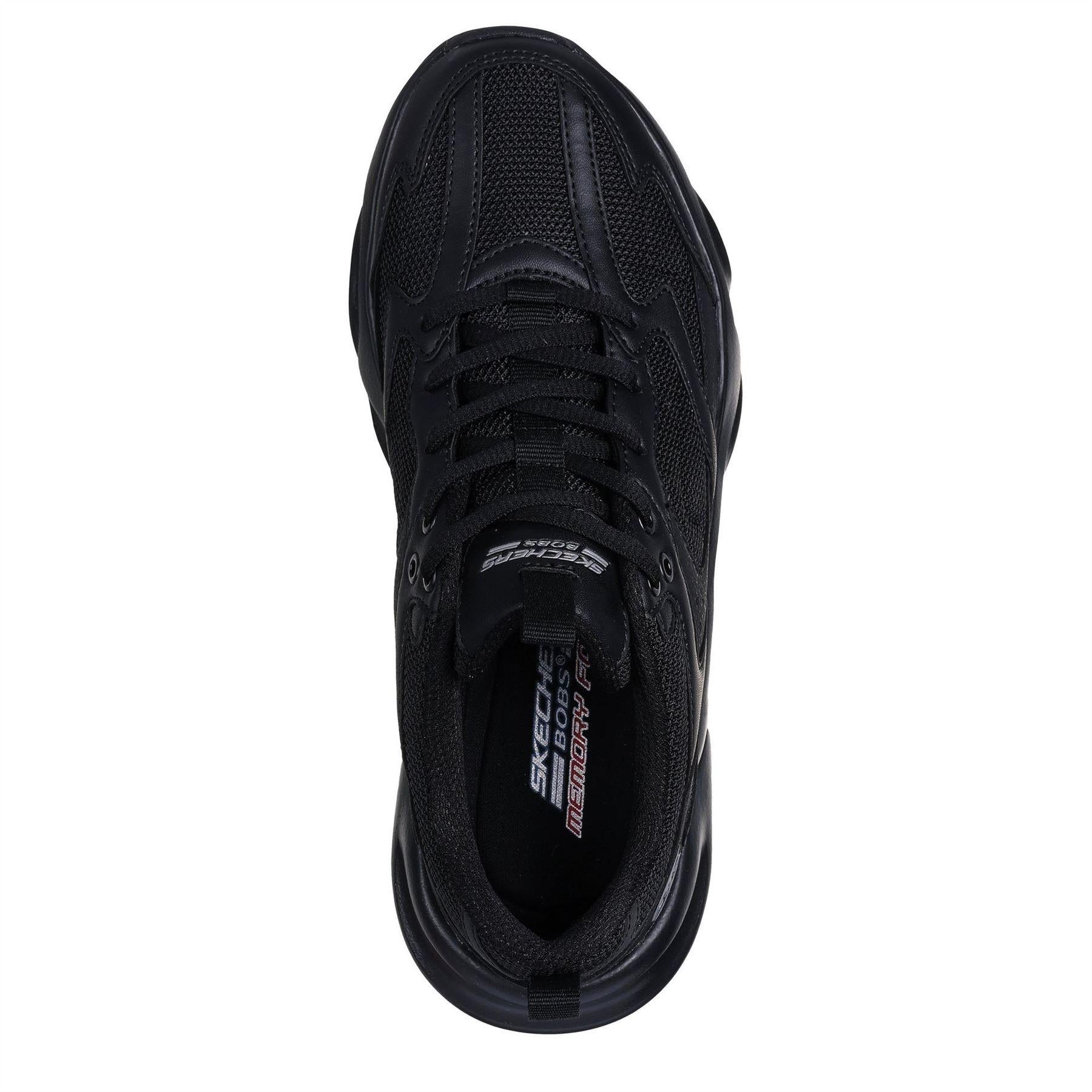 Black - Lifestyle - Skechers Womens-Ladies Bobsbamina Trainers