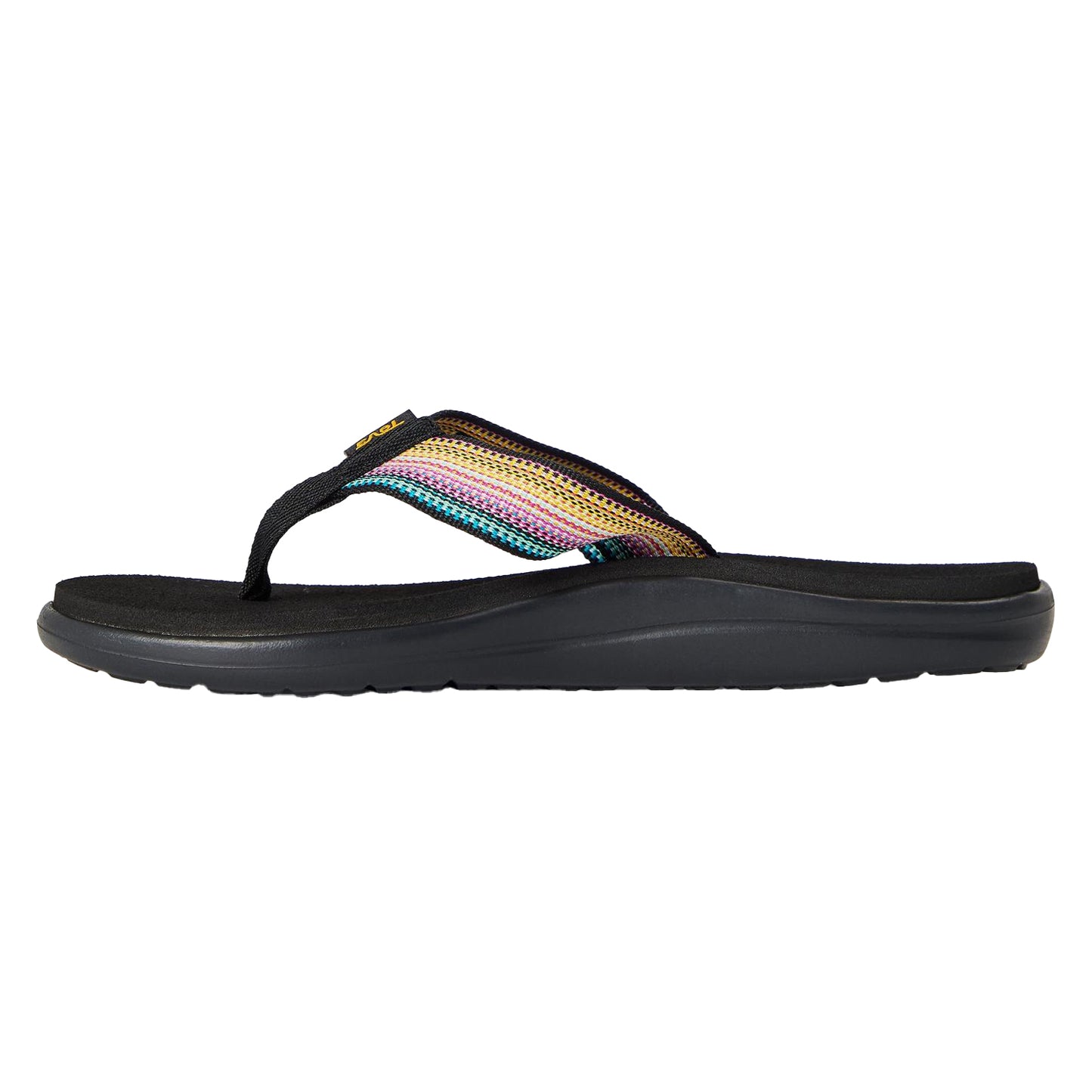 Black - Back - Teva Womens-Ladies Seasonal Walking Flip Flops