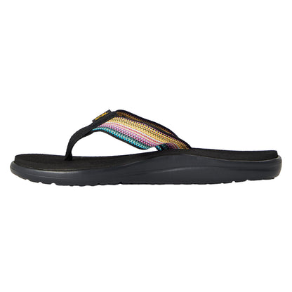 Black - Back - Teva Womens-Ladies Seasonal Walking Flip Flops