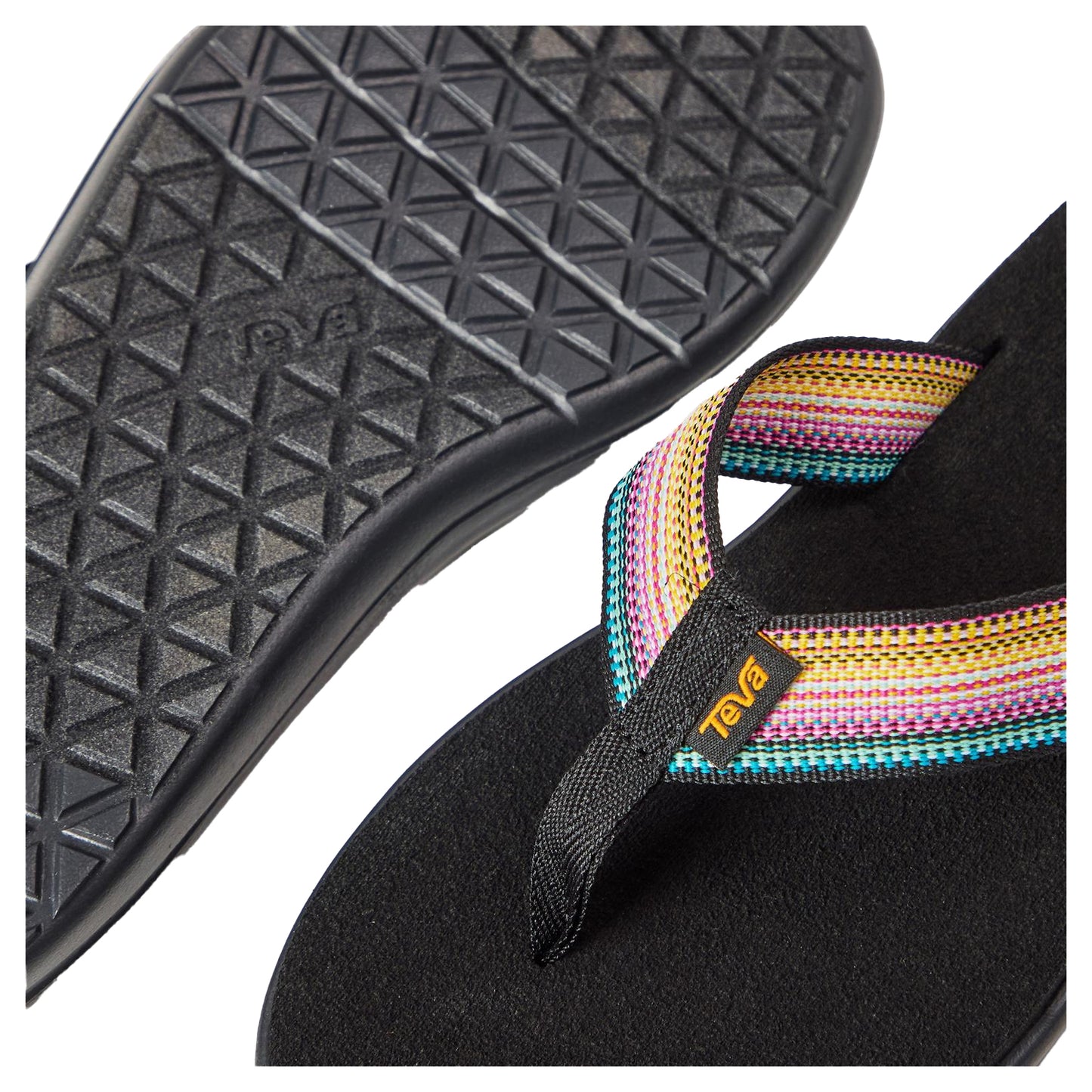 Black - Lifestyle - Teva Womens-Ladies Seasonal Walking Flip Flops