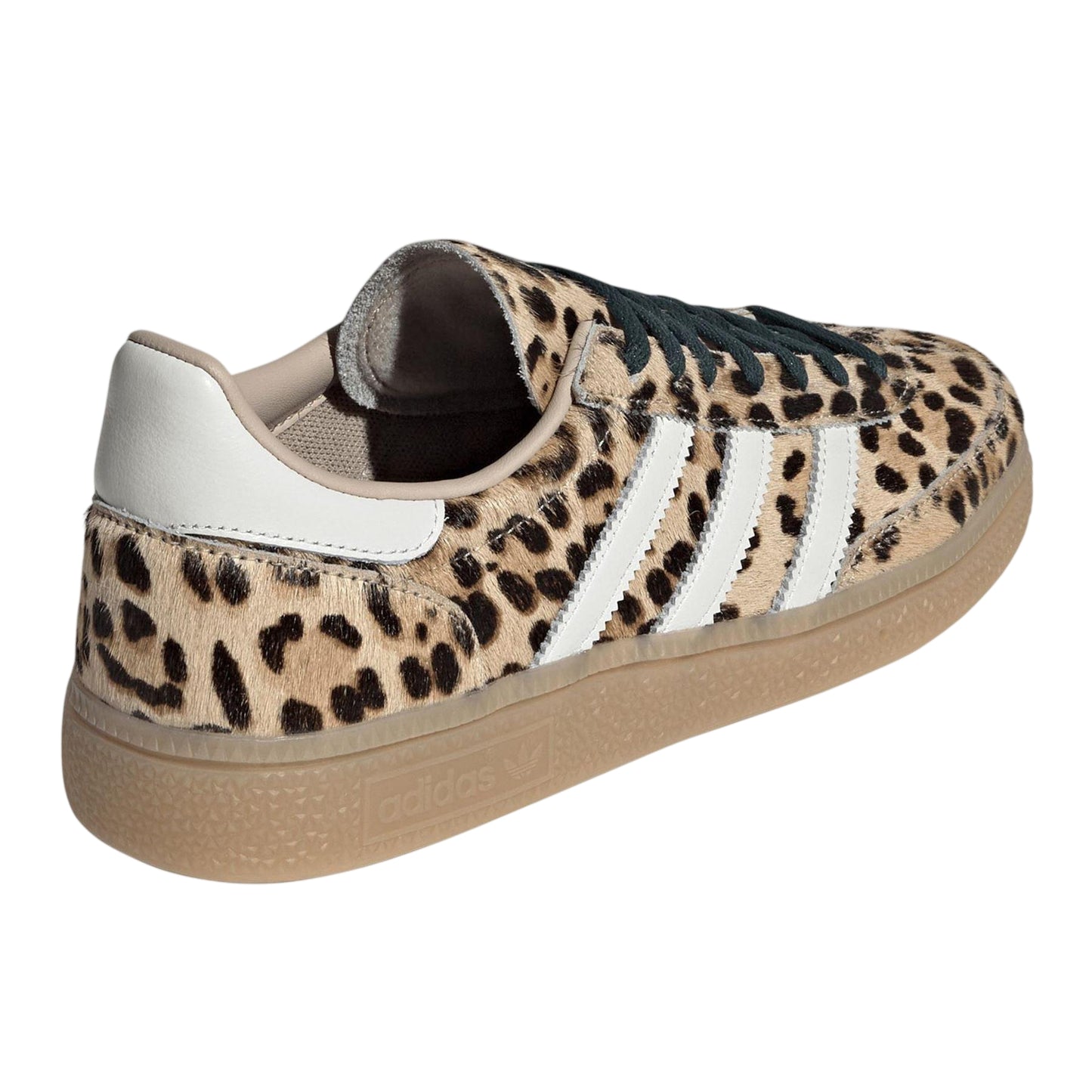 Leopard - Back - Adidas Womens-Ladies Spezial Leopard Print Leather Handball Shoes