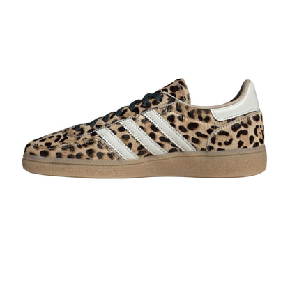 Leopard - Side - Adidas Womens-Ladies Spezial Leopard Print Leather Handball Shoes