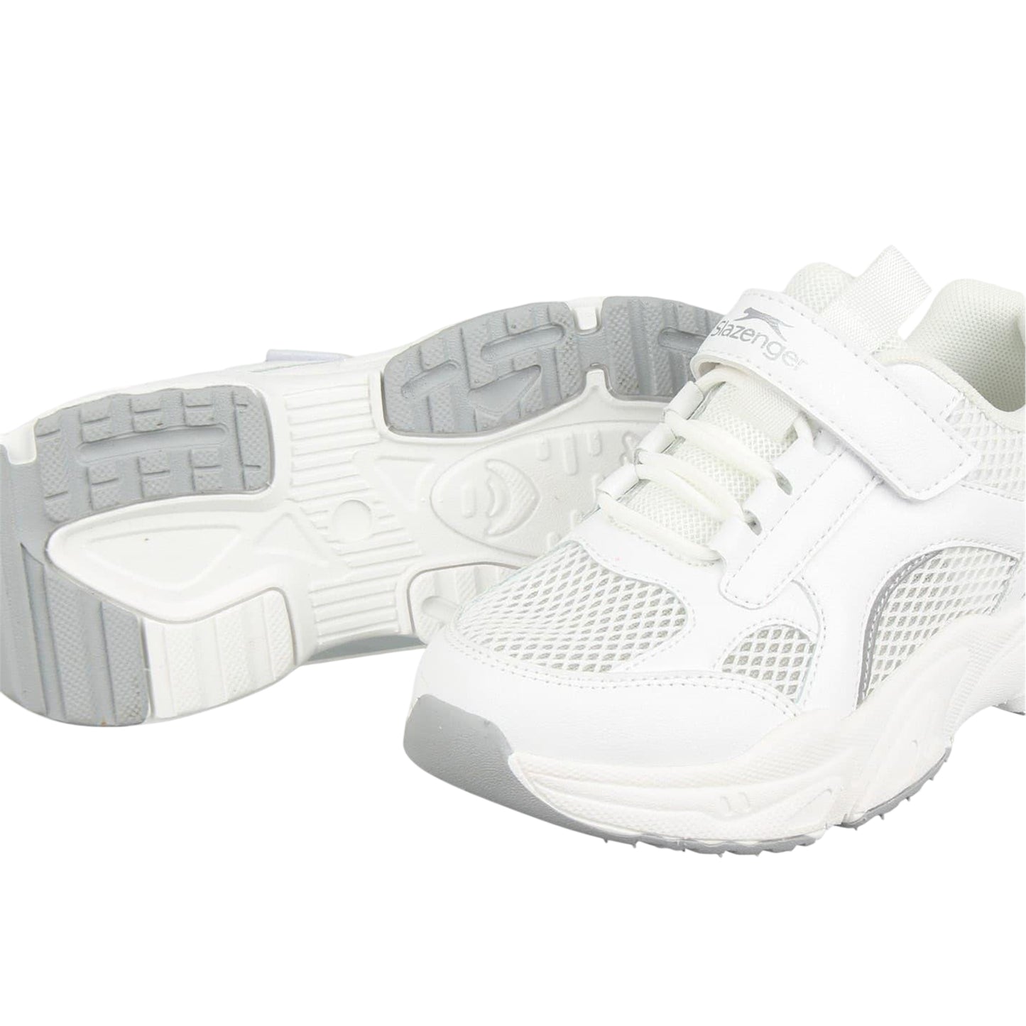 White - Lifestyle - Slazenger Childrens-Kids Stanton Trainers