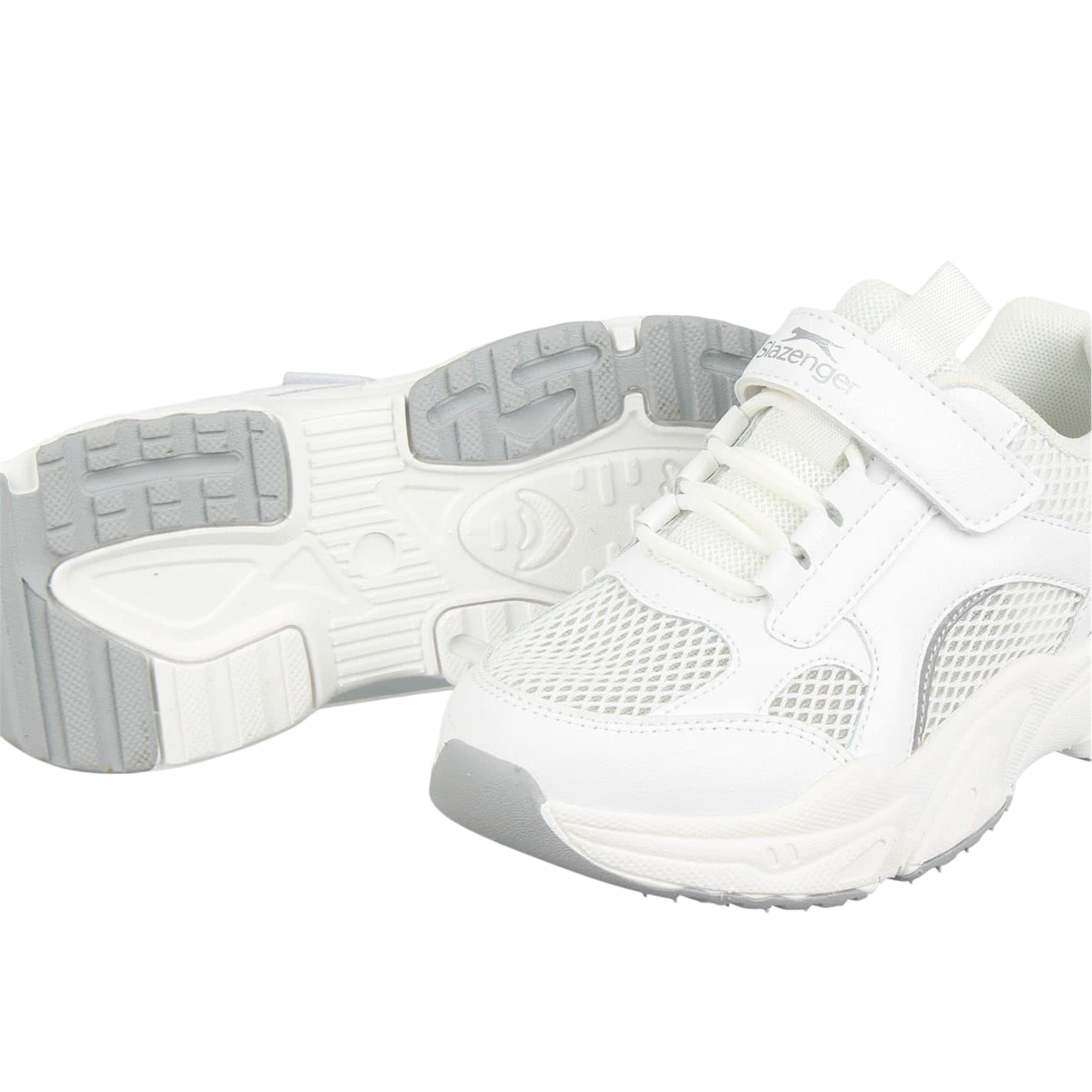 White - Lifestyle - Slazenger Childrens-Kids Stanton Trainers
