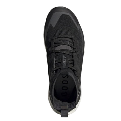 Black-Grey - Side - Adidas Womens-Ladies Terrex Free 2 Hiking Shoes