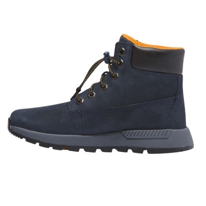 Navy - Side - Timberland Womens-Ladies Killington Trekker Leather Mid Calf Trainers