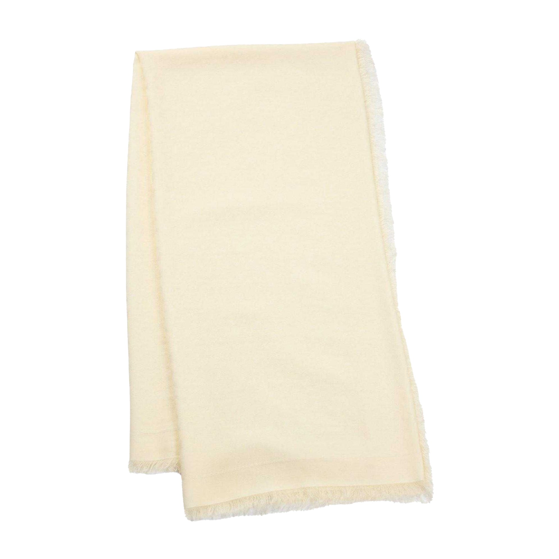 White - Front - Boss Womens-Ladies Ledonia Monogram Jacquard Scarf