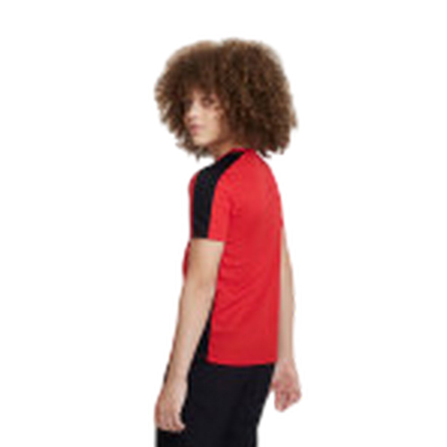 Red-White - Back - Nike Childrens-Kids Academy Swoosh Top