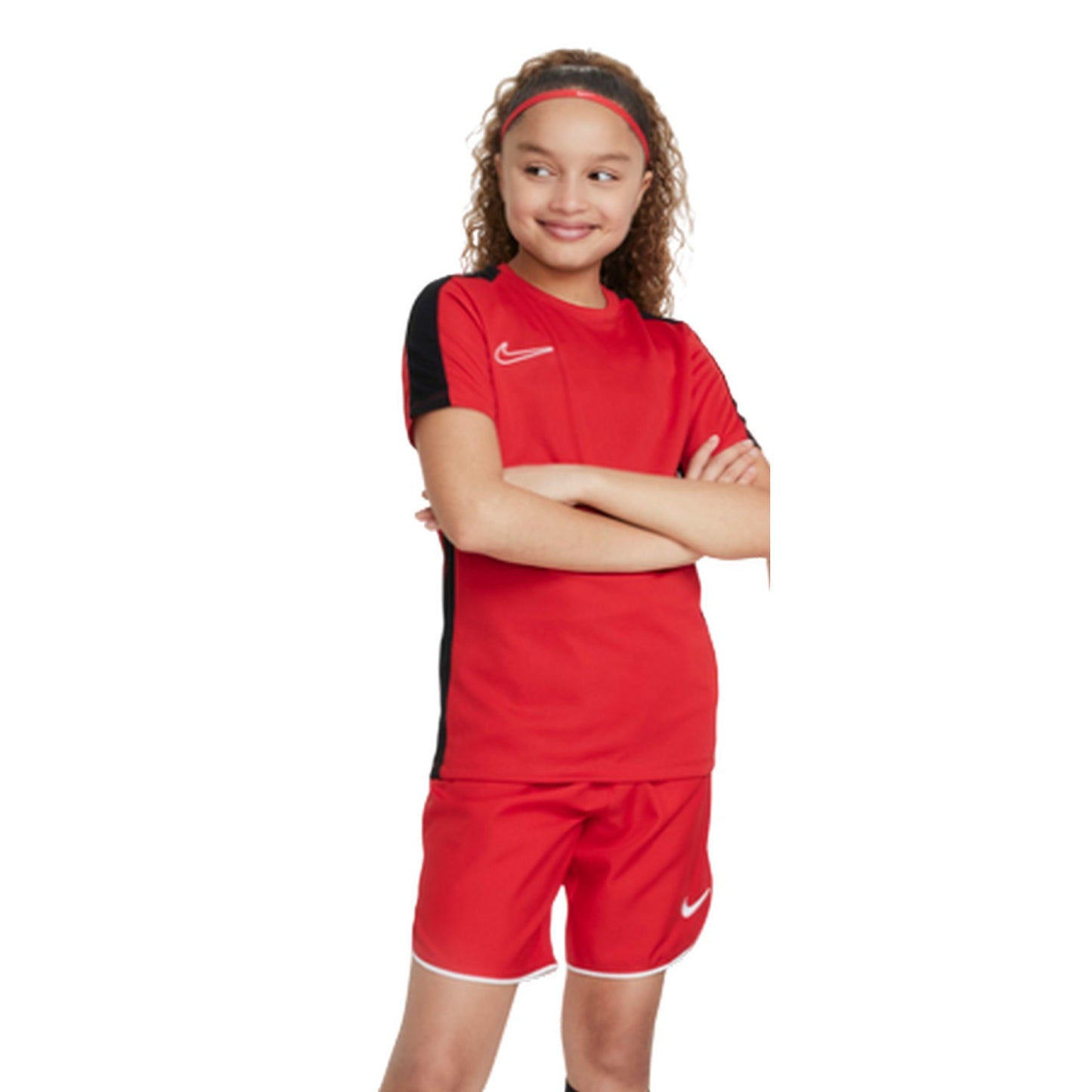 Red-White - Lifestyle - Nike Childrens-Kids Academy Swoosh Top