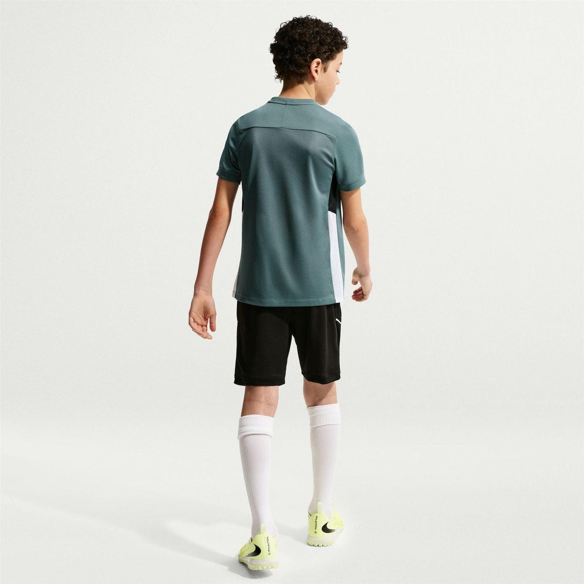 Slate-White - Pack Shot - Nike Childrens-Kids Academy Swoosh Top