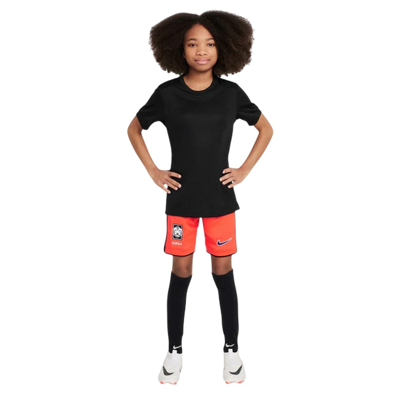Black - Lifestyle - Nike Childrens-Kids Academy Swoosh Top