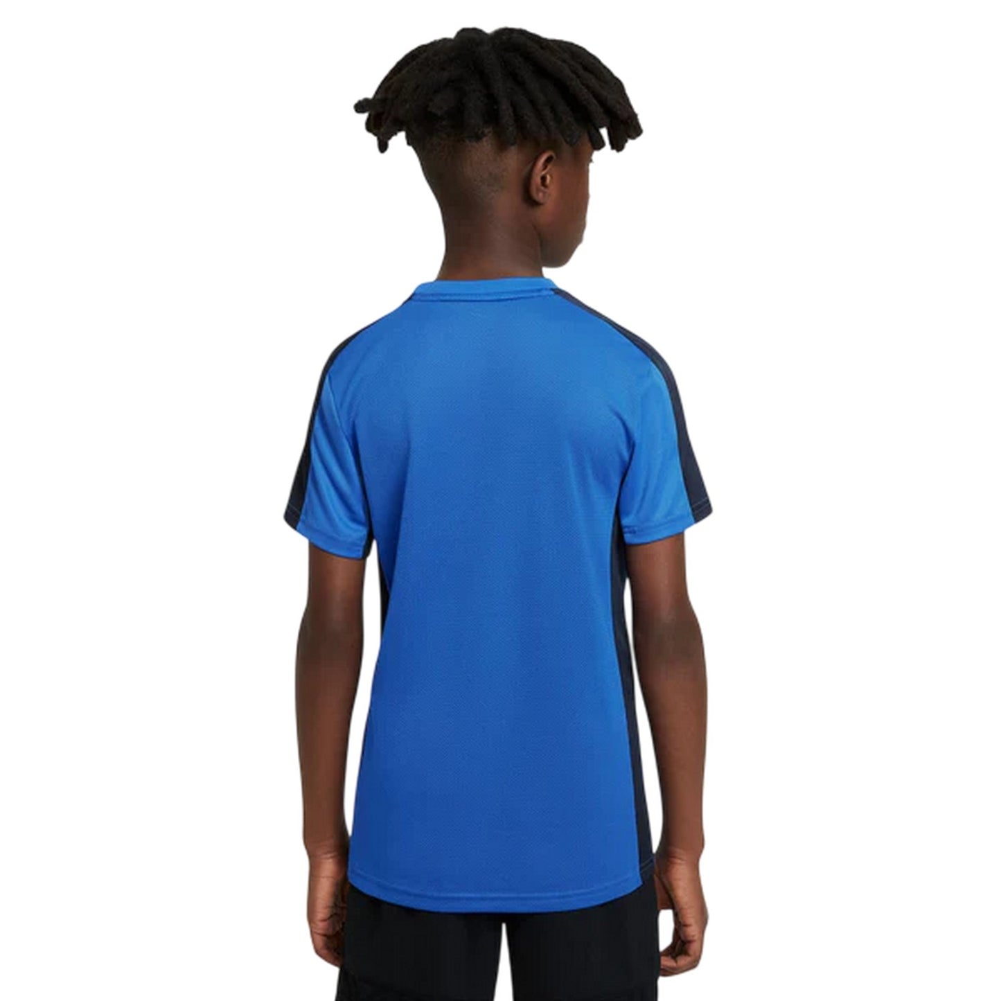 Blue-Obsidian Blue-White - Back - Nike Childrens-Kids Academy Swoosh Top