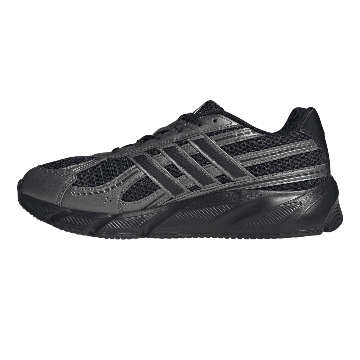 Black - Side - Adidas Mens Technachaos 2000 Trainers