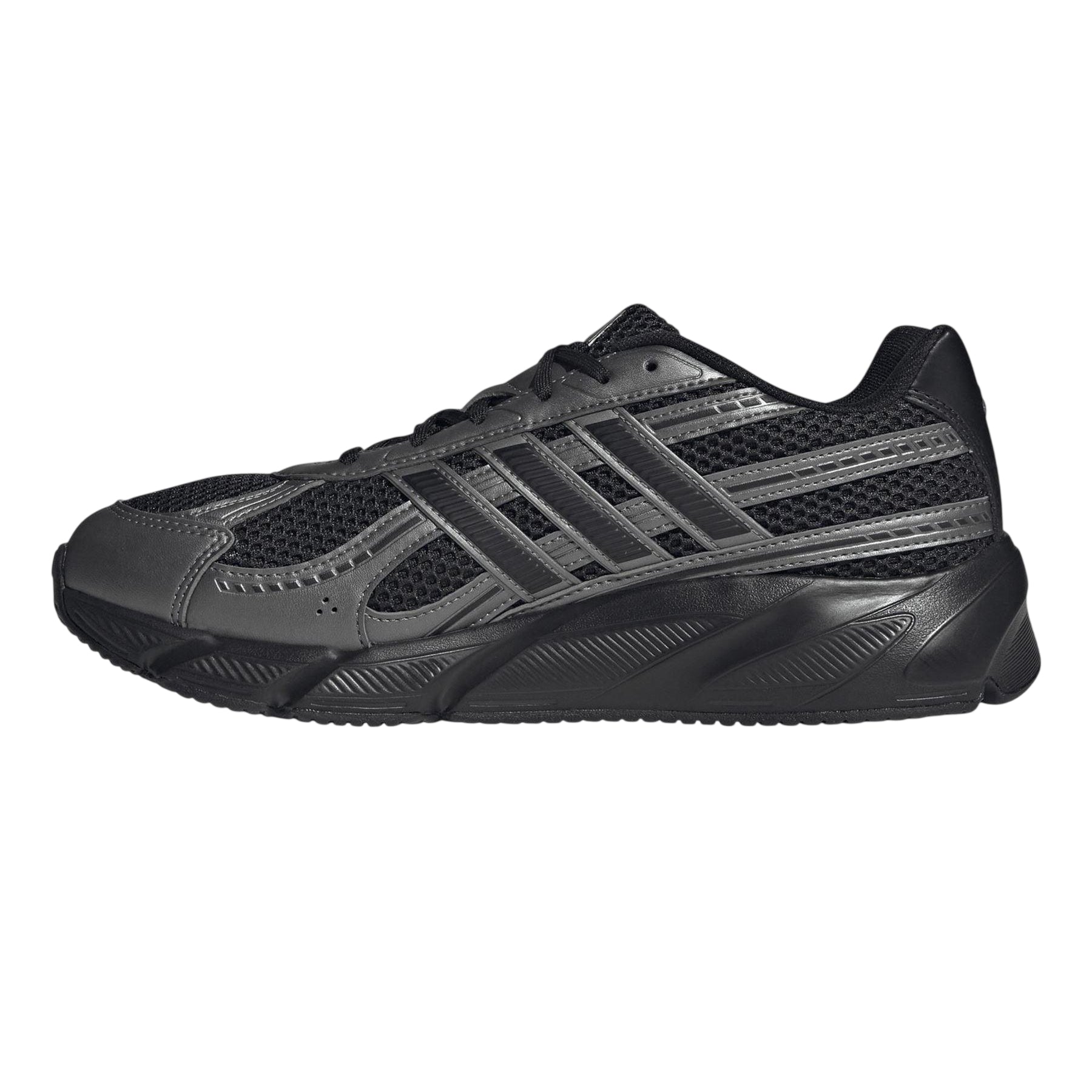 Black - Side - Adidas Mens Technachaos 2000 Trainers