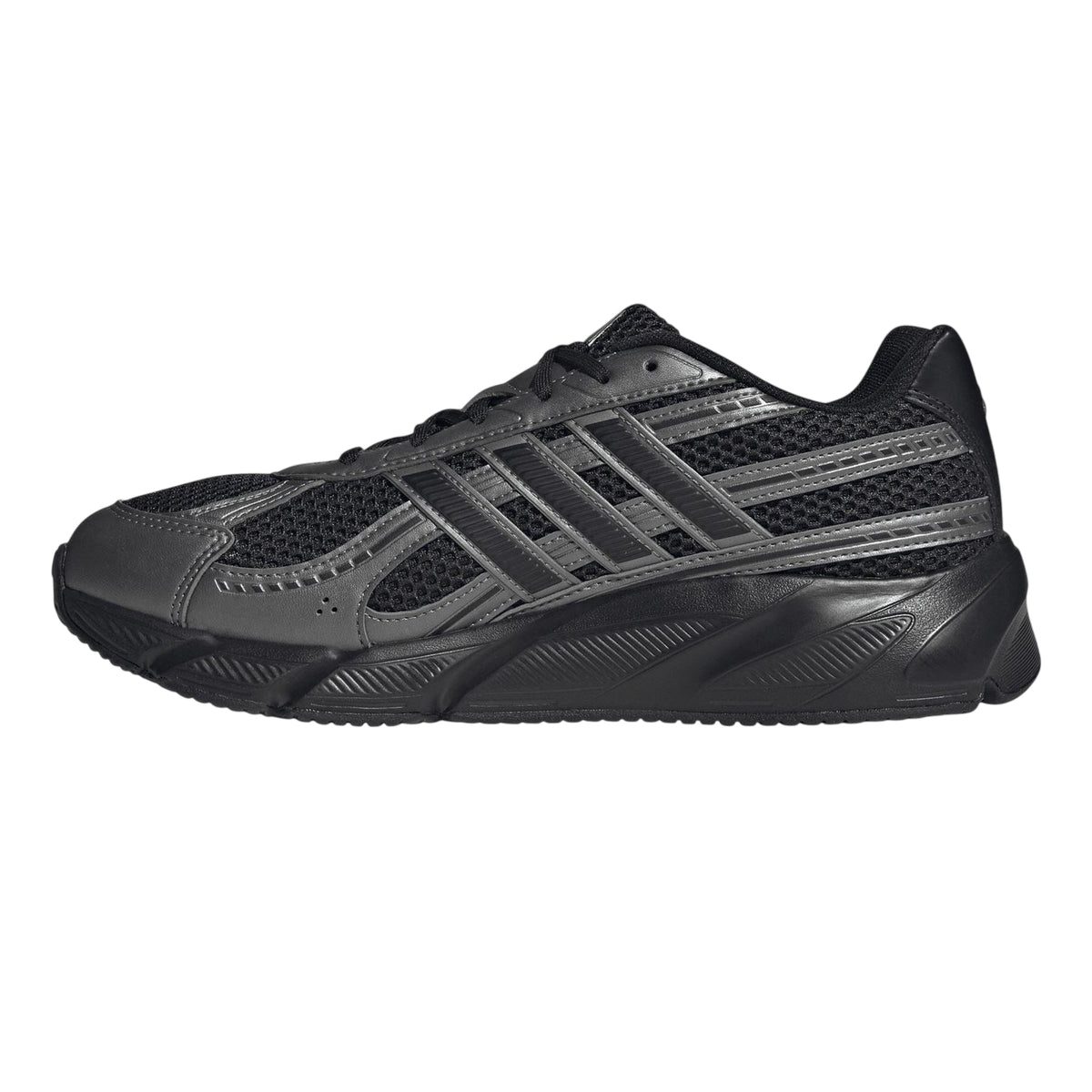 Black - Side - Adidas Mens Technachaos 2000 Trainers