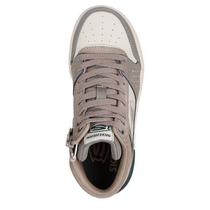 Taupe - Lifestyle - Skechers Childrens-Kids SKX-228 Trainers
