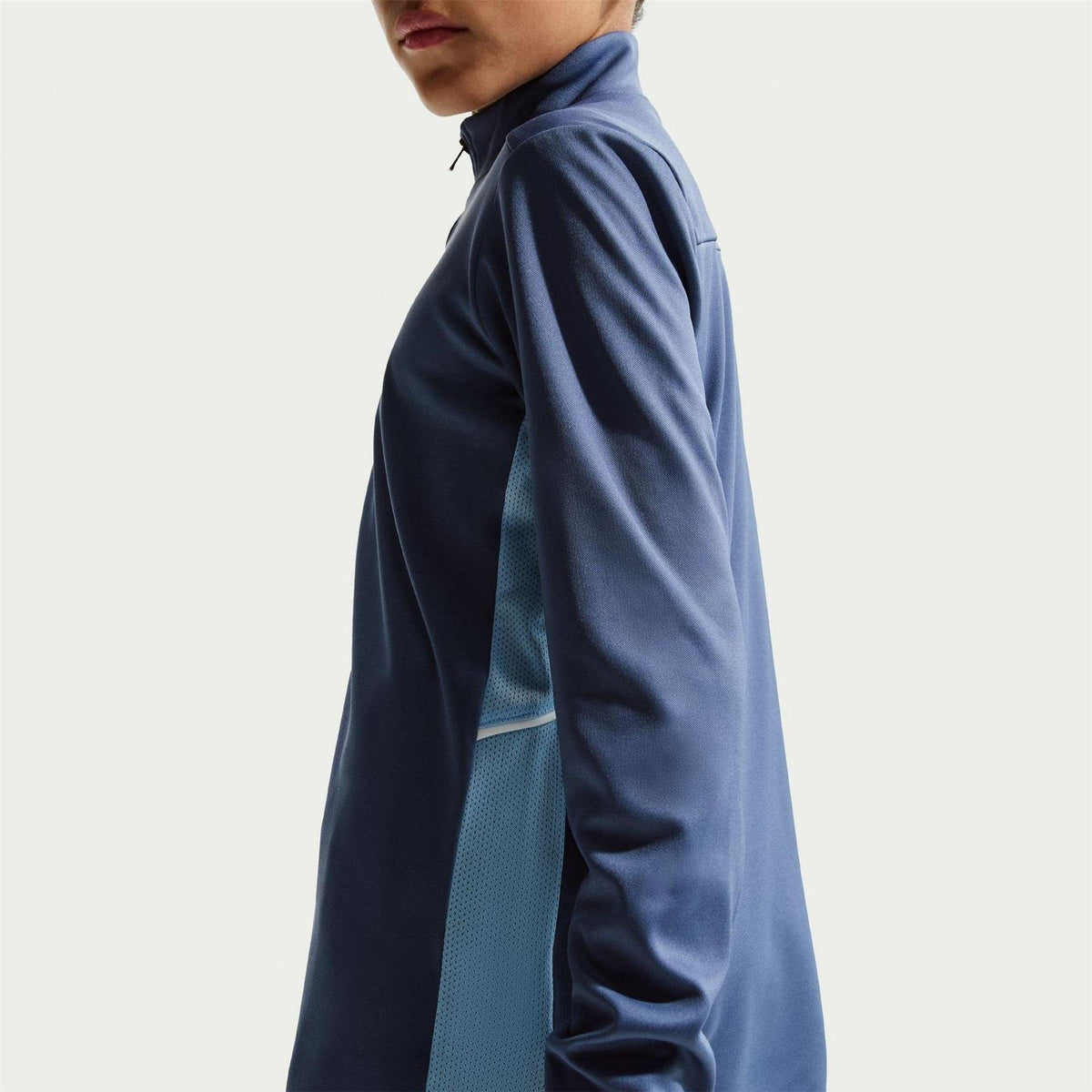 Diffused Blue - Back - Nike Childrens-Kids Academy Swoosh Drill Top