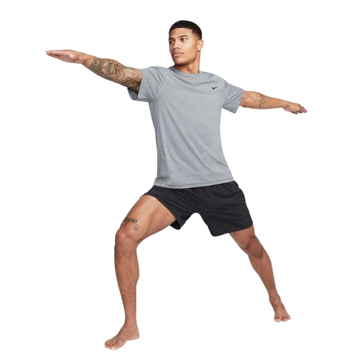 Smoke Grey - Lifestyle - Nike Mens Hyverse Swoosh Short-Sleeved T-Shirt