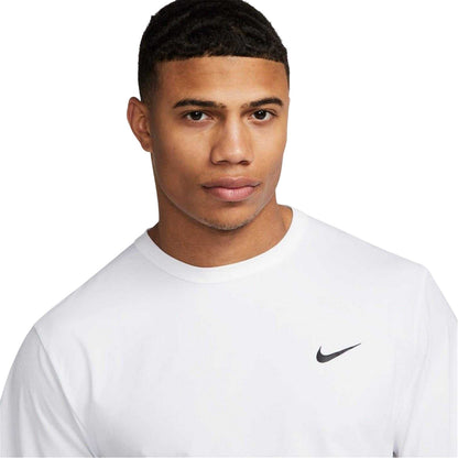 White - Side - Nike Mens Hyverse Swoosh Short-Sleeved T-Shirt