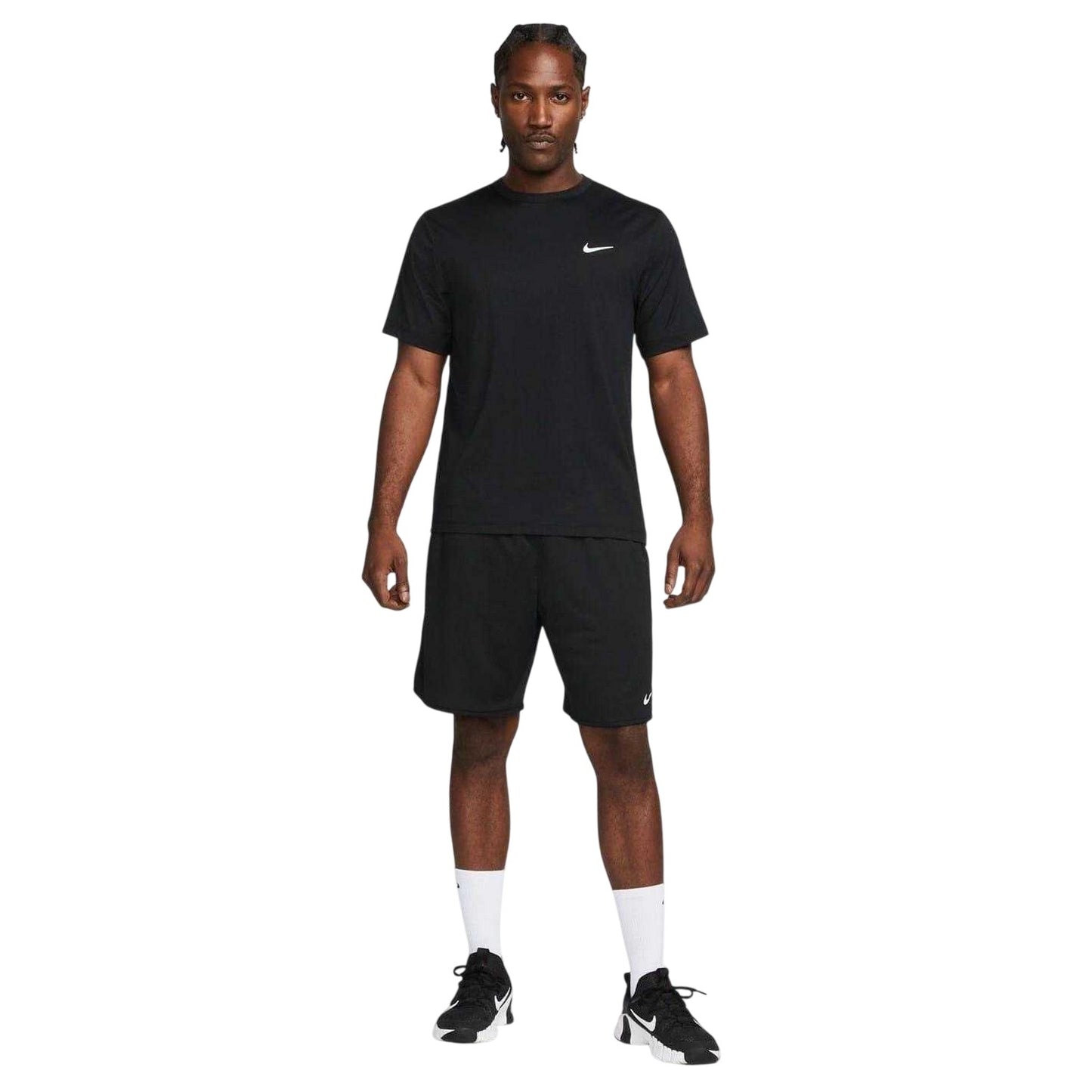 Black - Lifestyle - Nike Mens Hyverse Swoosh Short-Sleeved T-Shirt