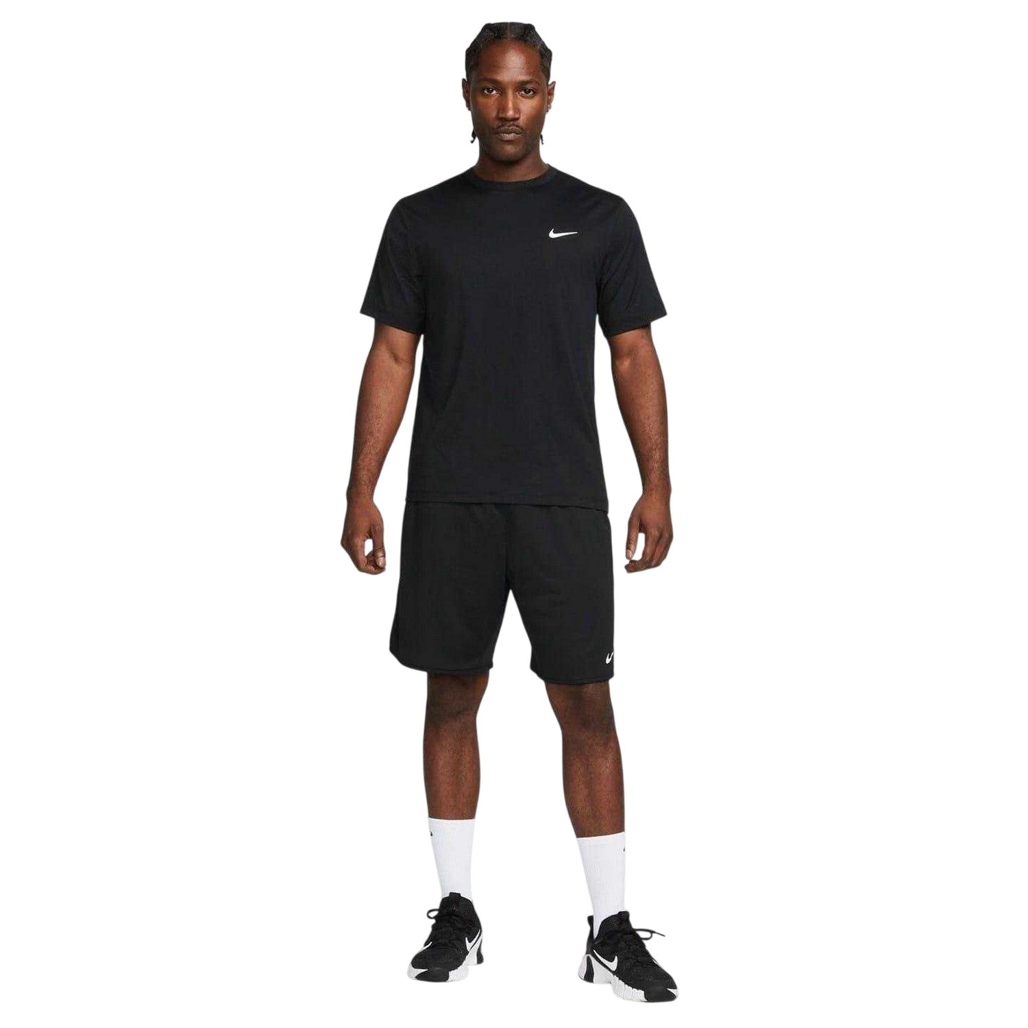 Black - Lifestyle - Nike Mens Hyverse Swoosh Short-Sleeved T-Shirt