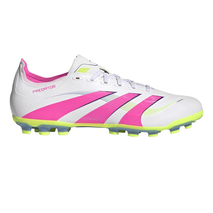 White-Pink-Yellow - Front - Predator Mens Predator League Football Boots