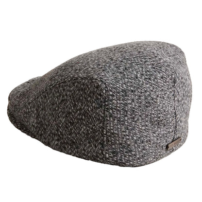 Grey - Back - Ted Baker Beniey Marl Flat Cap