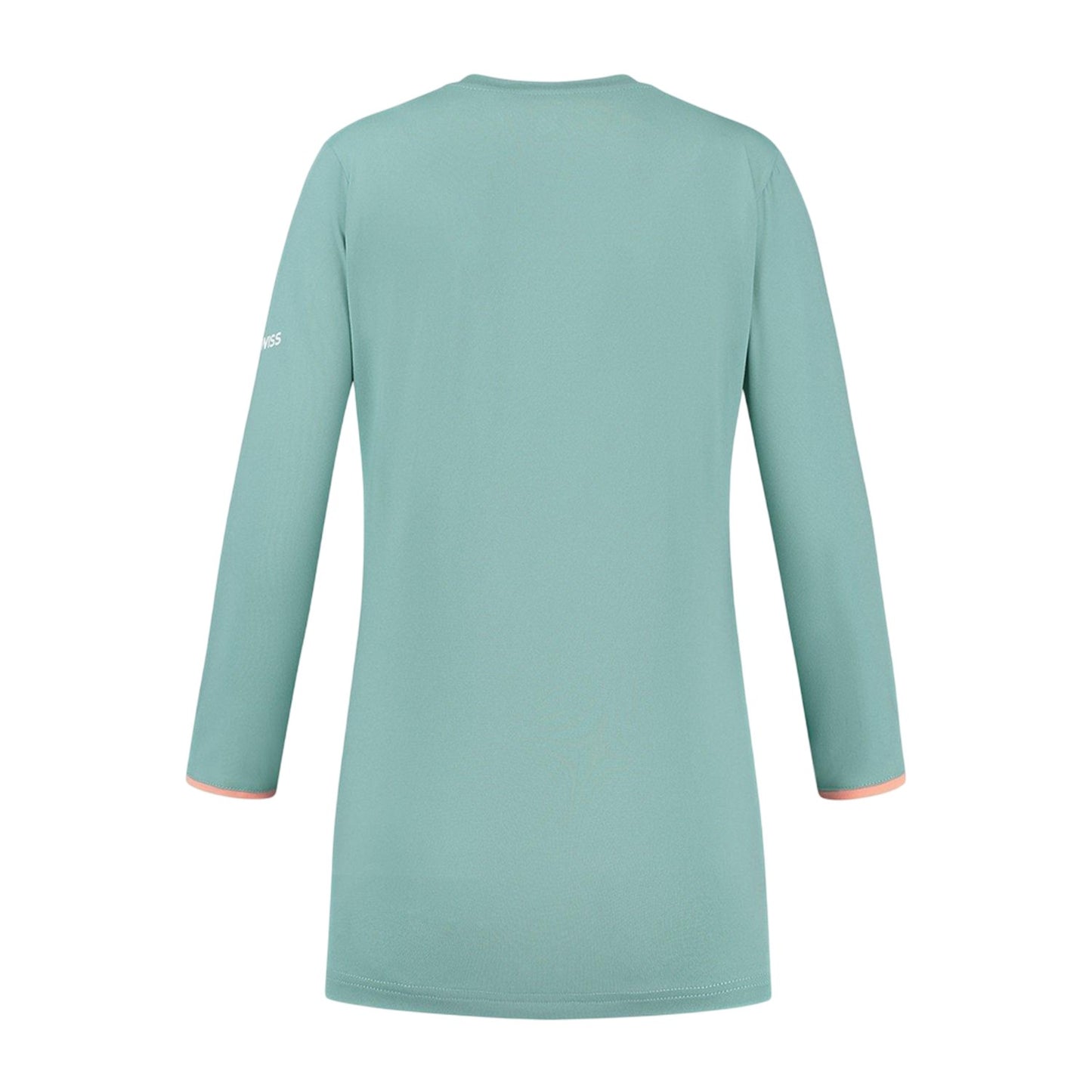 Blue - Back - K-Swiss Womens-Ladies Hypercourt Logo Regular T-Shirt