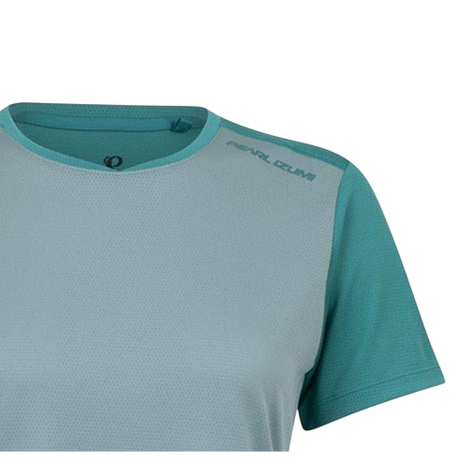 Artic Orange-Teal - Side - Pearl Izumi Womens-Ladies Summit Colour Block Regular T-Shirt