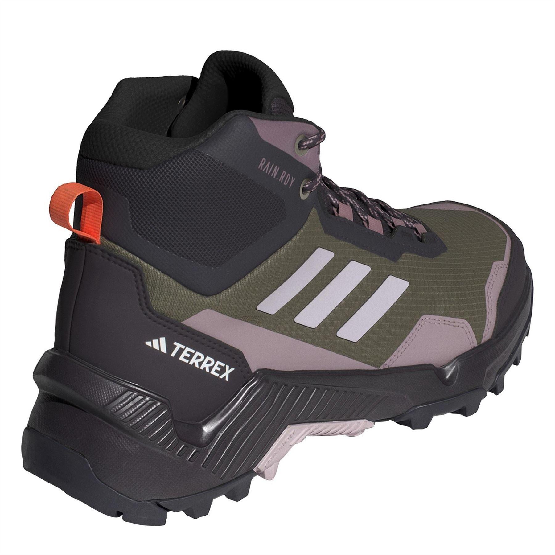 Olive Strata - Back - Adidas Womens-Ladies Eastrail 2.0 Hiking Boots