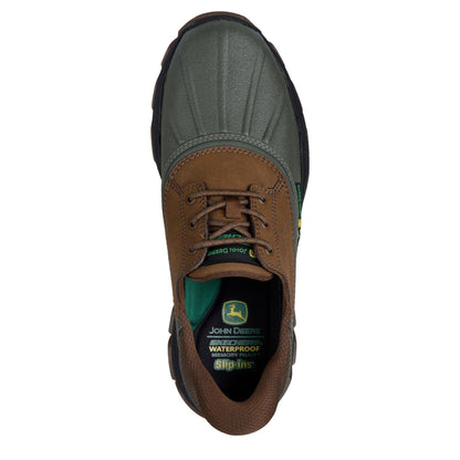 Olive-Brown - Lifestyle - Skechers Mens Deere Respected Leather Walking Boots