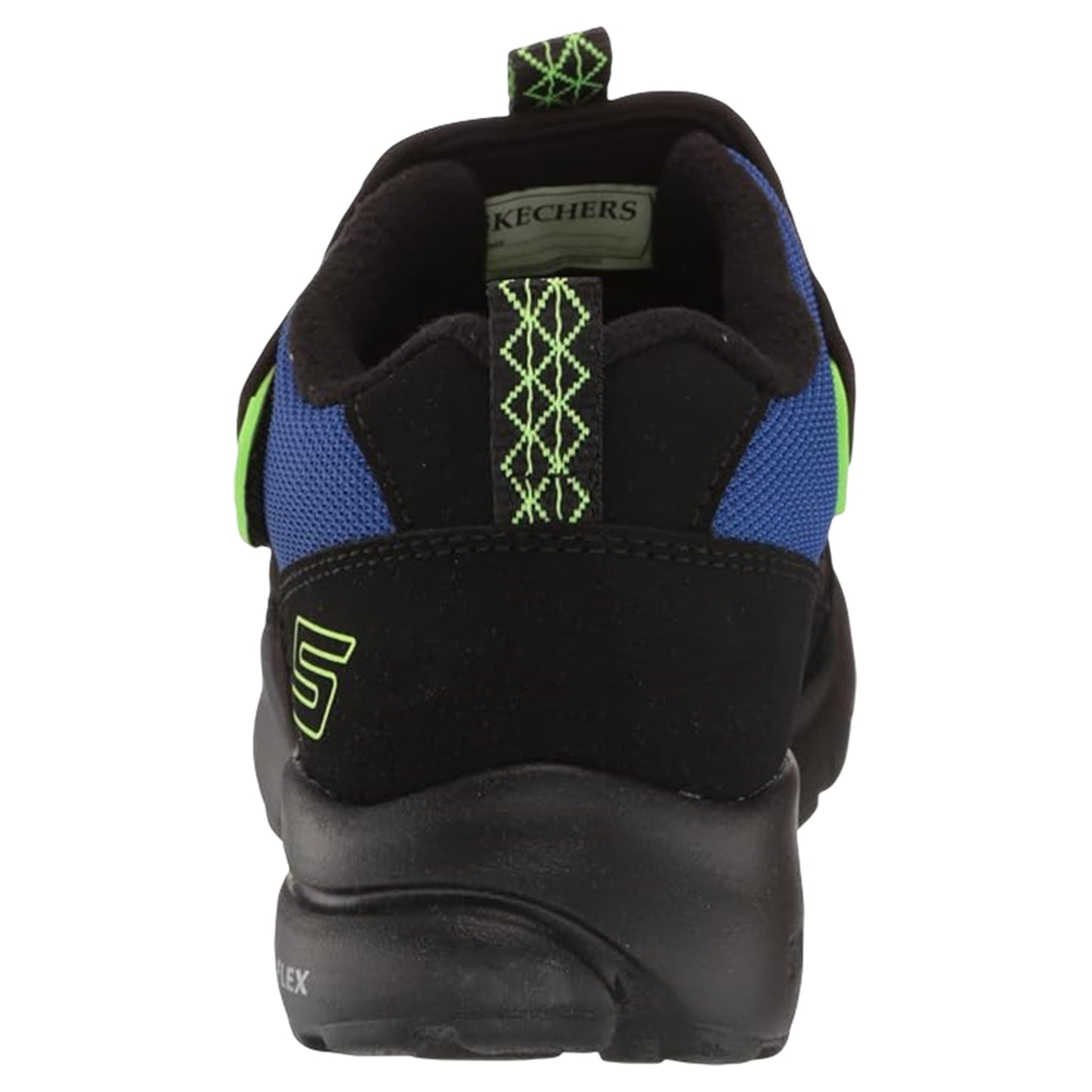 Black-Royal Blue - Back - Skechers Boys Razorflex Trainers