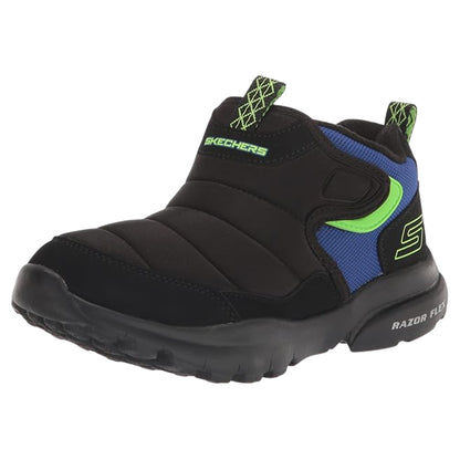Black-Royal Blue - Lifestyle - Skechers Boys Razorflex Trainers